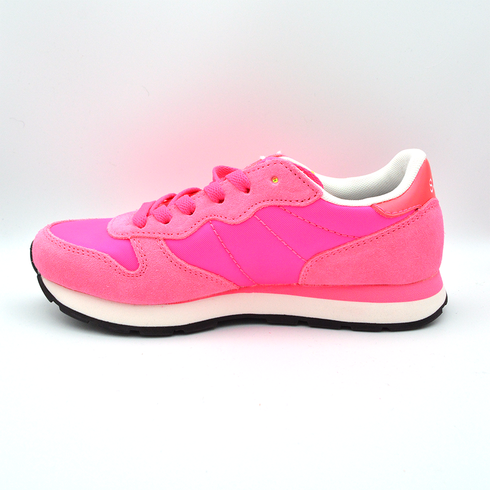 SUN68 | Sneaker rosa fluo con lacci