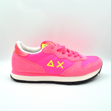 SUN68 | Sneaker rosa fluo con lacci