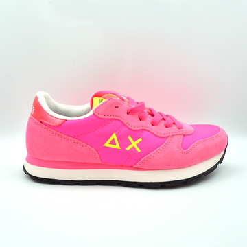 SUN68 | Sneaker rosa fluo con lacci