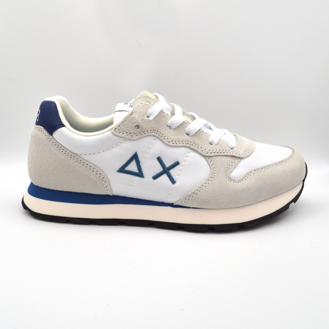 SUN68 | Sneaker grigio e blu con lacci
