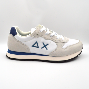 SUN68 | Sneaker grigio e blu con lacci