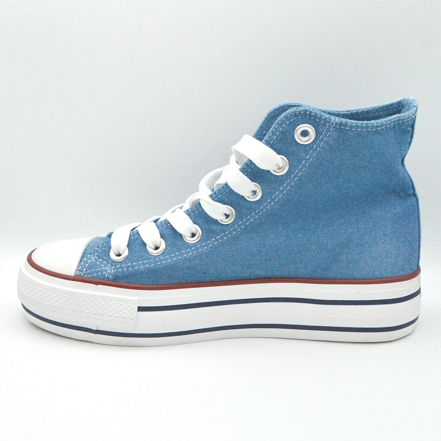 Refresh | Sneaker con lacci denim