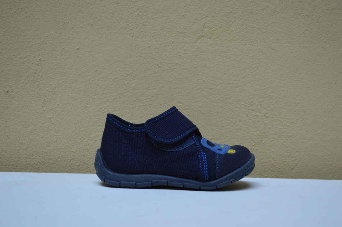 Pantofola Primi Passi Grünland – Comfort e Divertimento in Blu Navy