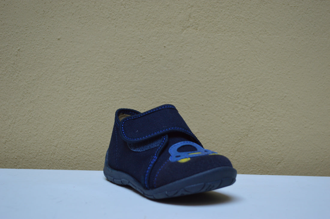Pantofola Primi Passi Grünland – Comfort e Divertimento in Blu Navy