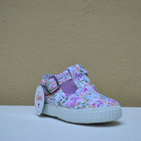 Scarpina Cienta due buchi a Fiori – Eleganza Liberty e Comfort Naturale
