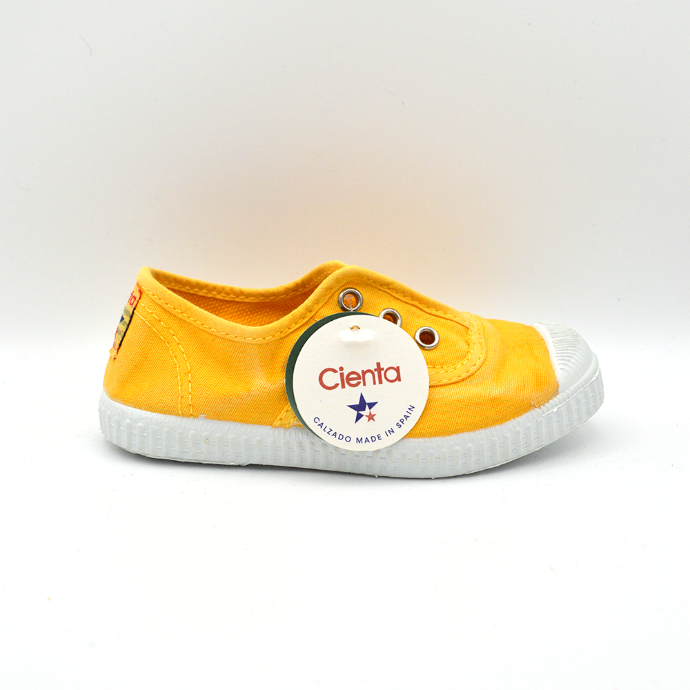 Cienta | Slip on giallo oro