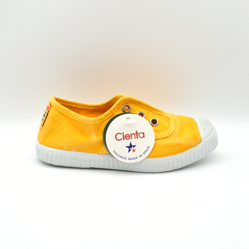 Cienta | Slip on giallo oro