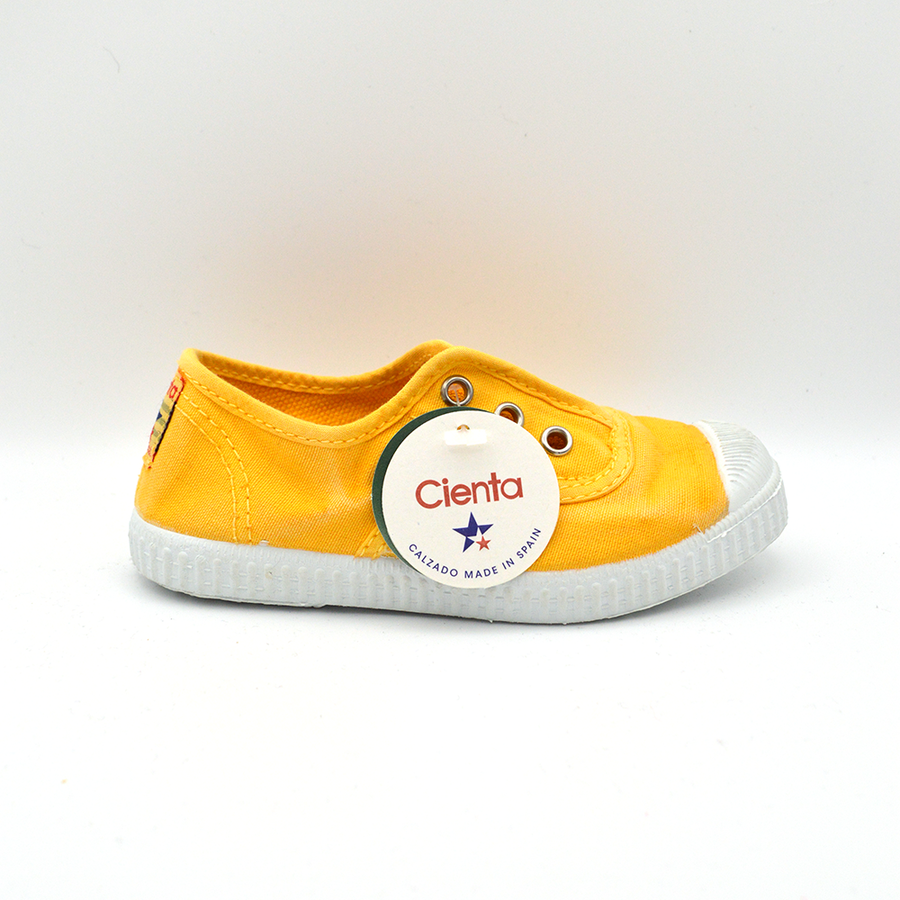 Cienta | Slip on giallo oro
