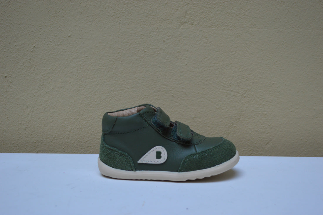 Bobux Hi Court – Lo Scarponcino Primi Passi in Pelle e Suede