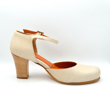 Studio76 | Sandalo con tacco panna