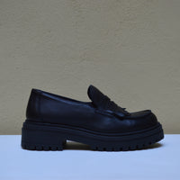 La Pregiata – Mocassino Chunky con Frange e Suola Carrarmato