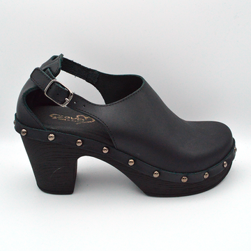 Glove | Sandalo nero con tacco