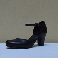 Studio 76 – Decoltè Artigianale "Slingback" con Cinturino e Tacco Scultoreo
