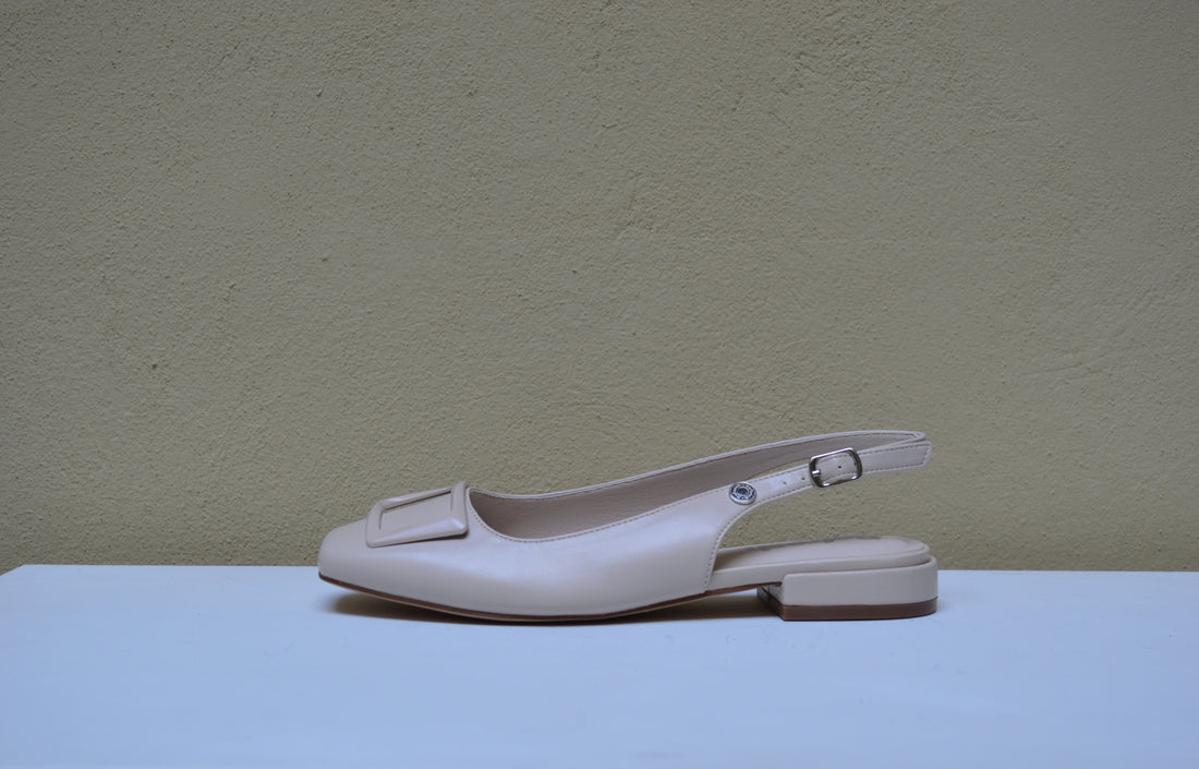 Slingback Refresh – Eleganza Bon-Ton con Punta Quadra
