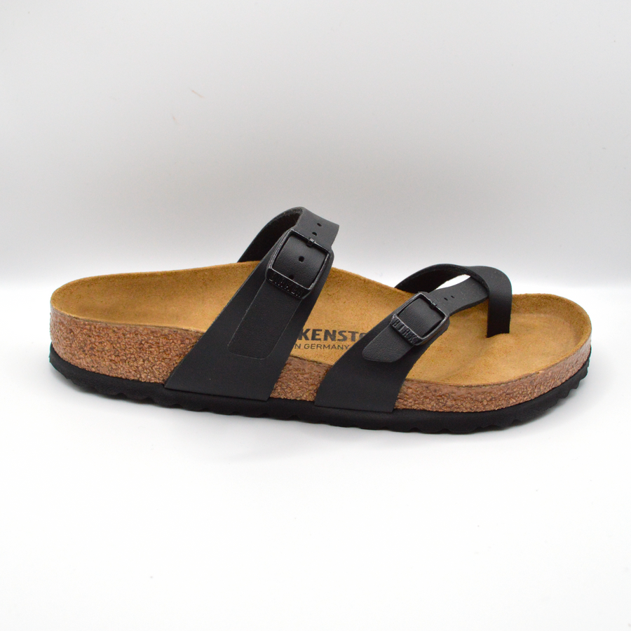 Birkenstock | Sandalo nero con incrocio