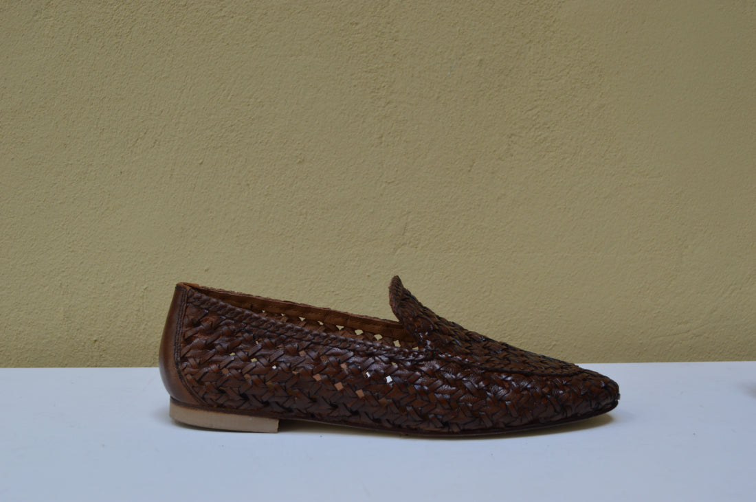 Mocassino intrecciato Bottega Fermana