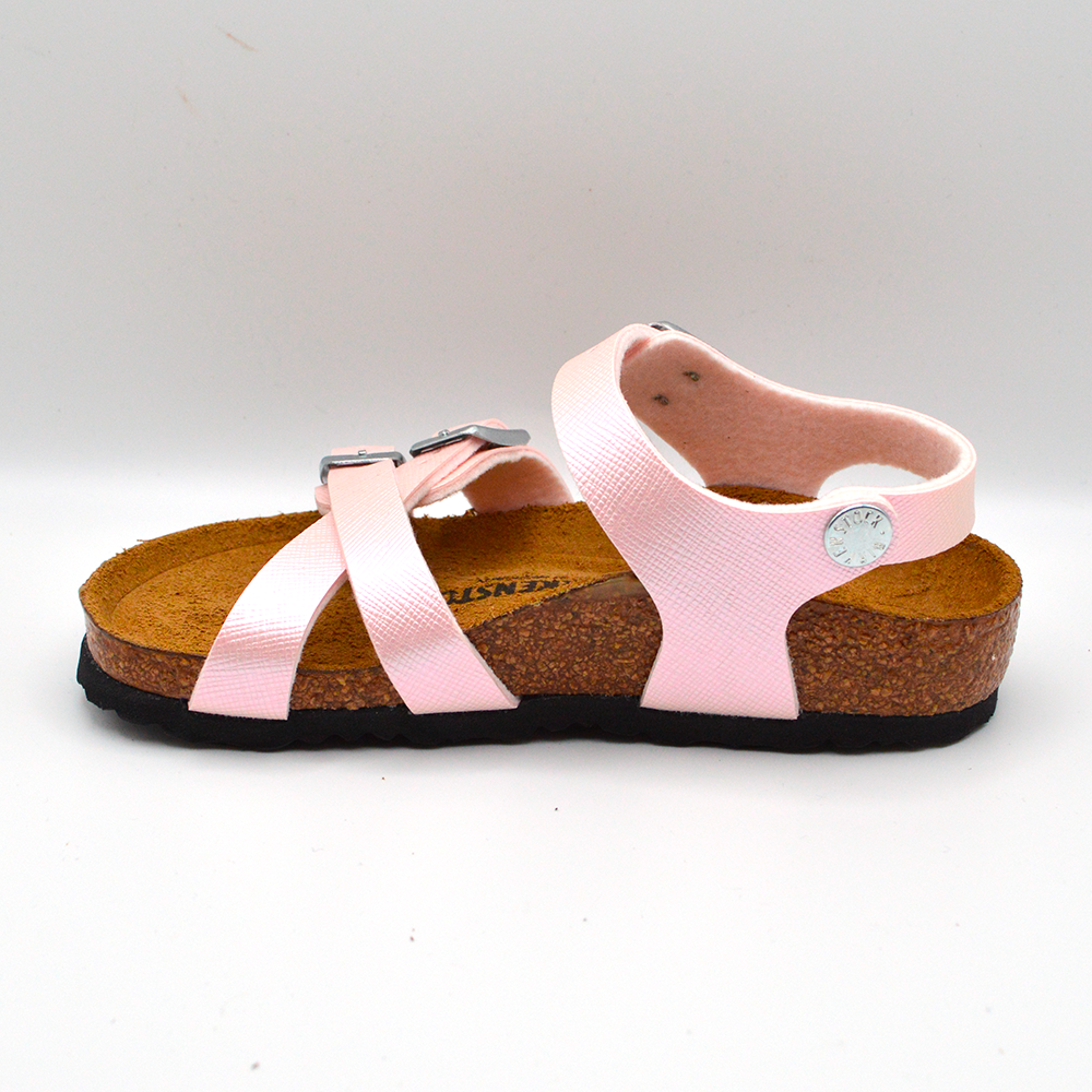 Birkenstock | Sandalo rosa baby con incrocio