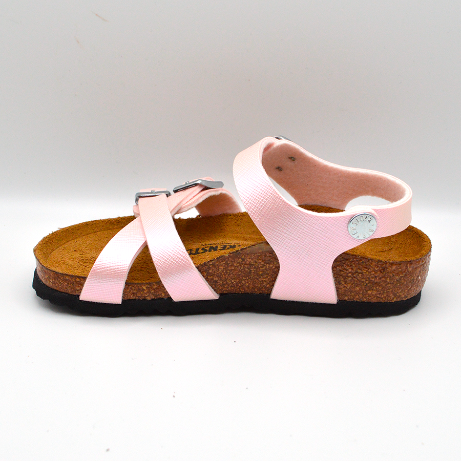 Birkenstock | Sandalo rosa baby con incrocio