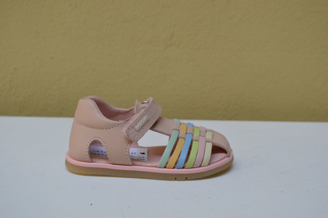 Sandalo Pablosky StepFirst - Arcobaleno Pastello