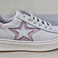 BARQUE sneaker laces and zip PINK, WHITE GOLD, WHITE LILAC