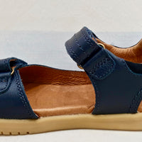 BOBUX velcro sandal in blue leather