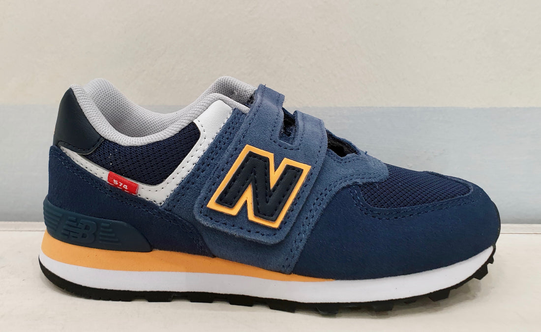 NEW BALANCE 574 blue or red velcro