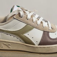 DIADORA low basket leather laces in three colors