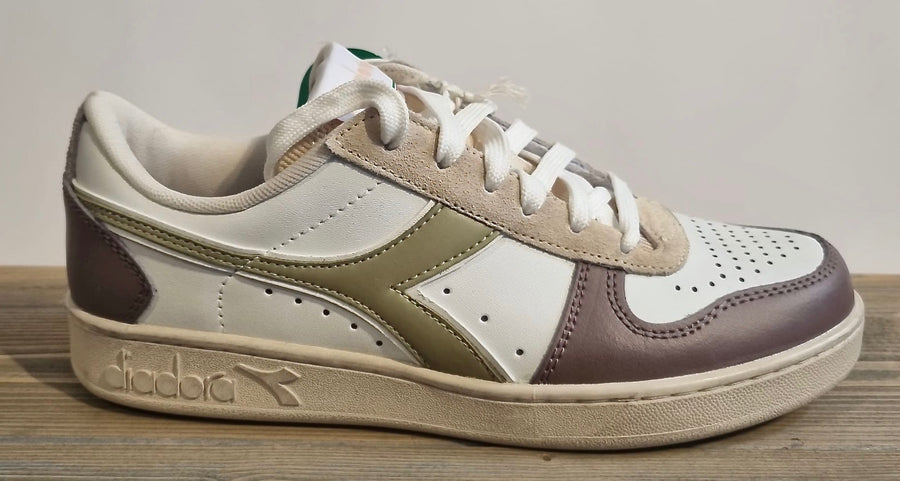 DIADORA low basket leather laces in three colors