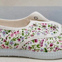 CIENTA slip on broderie anglaise or flowers