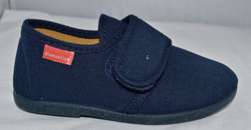 DIAMANTINO pantofola velcro bassa blu