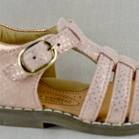 MOBY DICK first steps sandals in Ross leather or silver