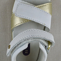 BOBUX white gold child sandal