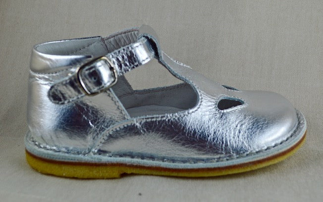 MOBY DICK two-eyed high blue, white, silver sandal