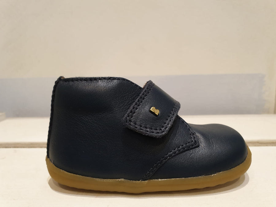 BOBUX blue velcro high ankle boot