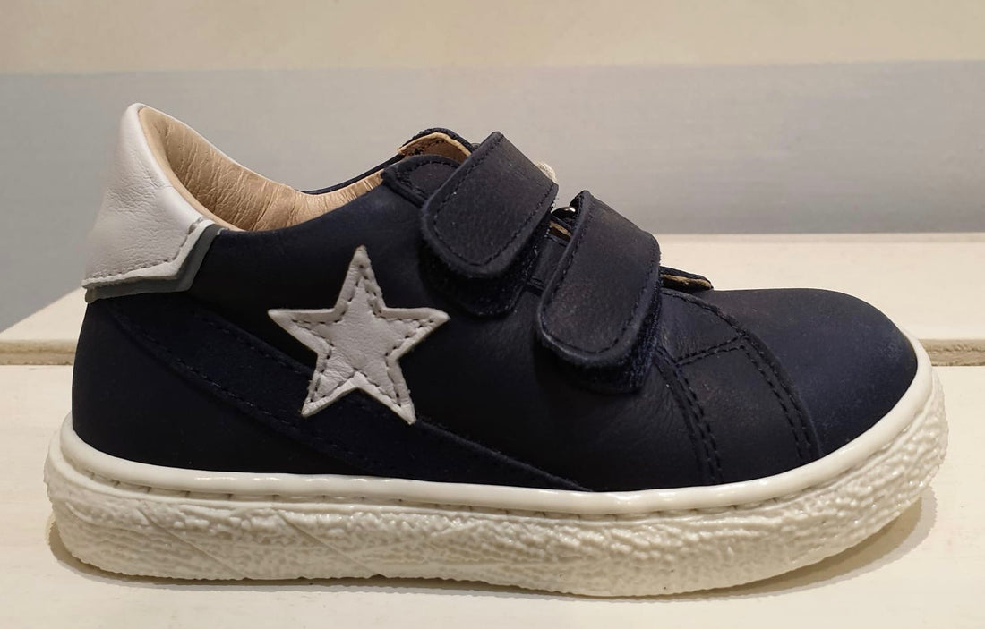 WALKEY sneakers blu velcro stella